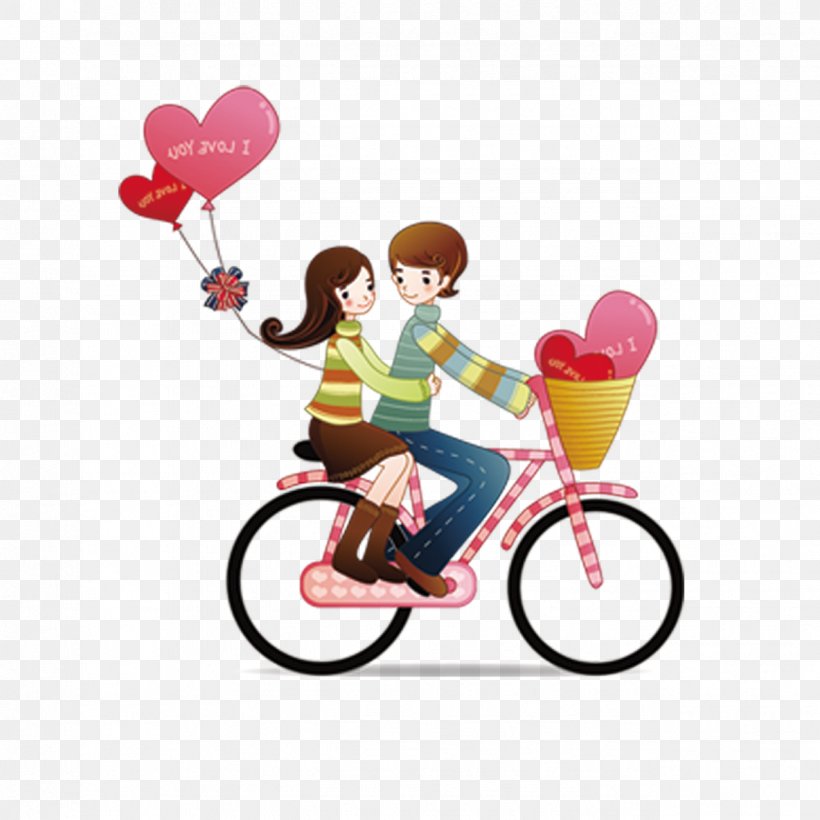 Couple Love Romance, PNG, 1276x1276px, Couple, Bicycle, Bicycle Accessory, Drawing, Heart Download Free