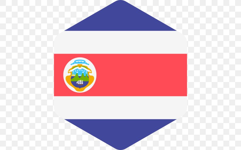 Flag Of Costa Rica Handkerchief T-shirt, PNG, 512x512px, 2018, Flag Of Costa Rica, Area, Brand, Costa Rica Download Free