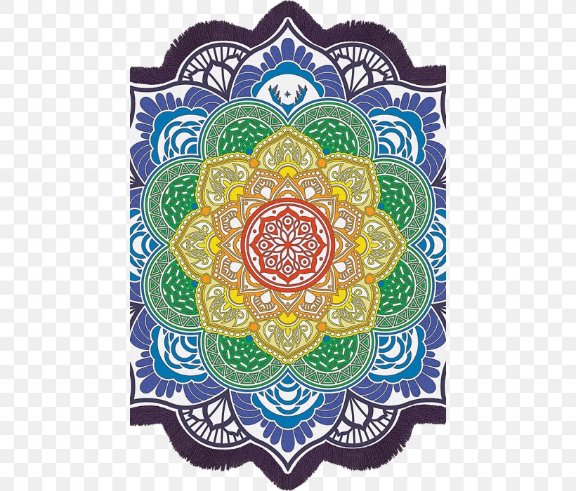 Mandala Towel Hinduism Buddhism Blanket, PNG, 450x700px, Mandala, Art, Beach, Blanket, Bohemianism Download Free