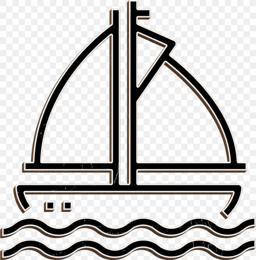 Summer Icon Boat Icon Yatch Icon, PNG, 1016x1032px, Summer Icon, Black, Black And White, Boat Icon, Geometry Download Free
