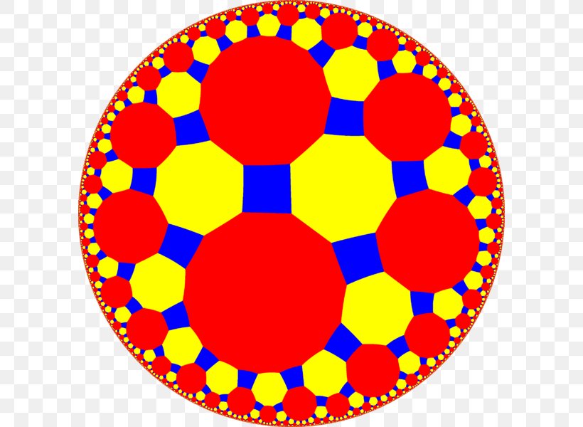 Uniform Tilings In Hyperbolic Plane Hyperbolic Geometry Tessellation Square Tiling, PNG, 600x600px, Uniform Tilings In Hyperbolic Plane, Area, Ball, Hyperbolic Geometry, Order6 Square Tiling Download Free