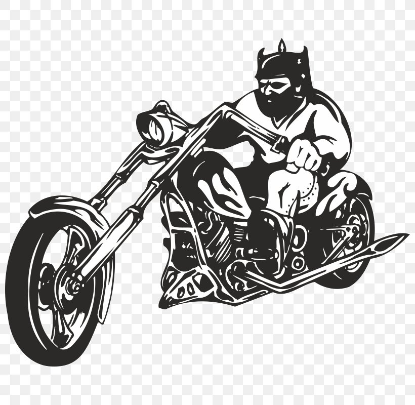 Wheel Chopper Motorcycle Decal Sticker, PNG, 800x800px, Wheel, Automotive Design, Biker, Black And White, Bosozoku Download Free