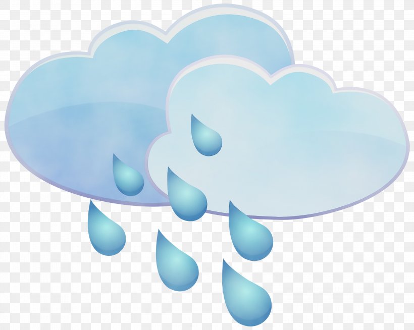 Rain Cloud, PNG, 3000x2395px, Watercolor, Aqua, Cloud, Drop, Heart Download Free