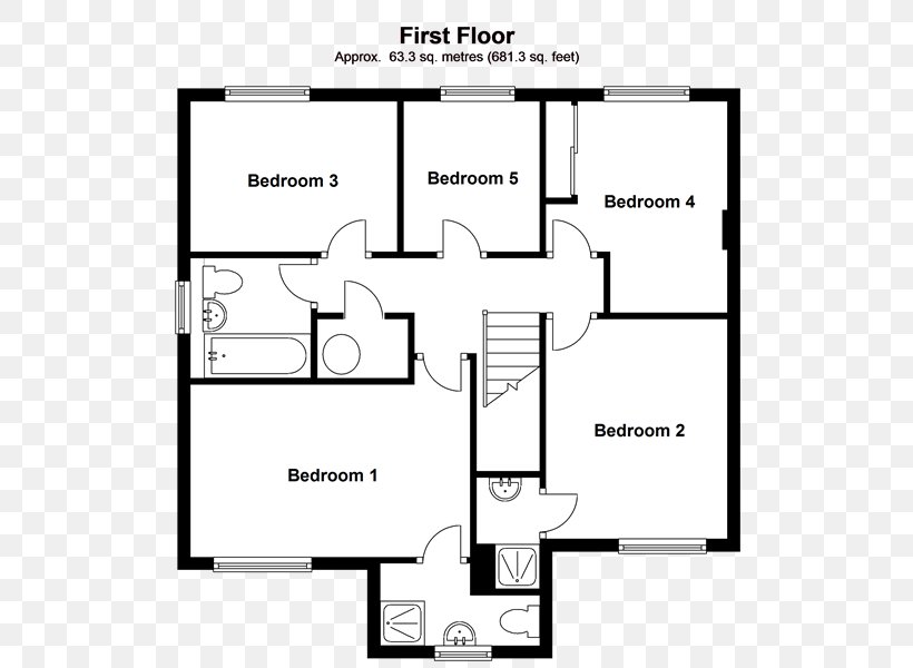 Floor Plan House Open Plan Bedroom, PNG, 520x600px, Floor Plan, Area, Bedroom, Black And White, Diagram Download Free