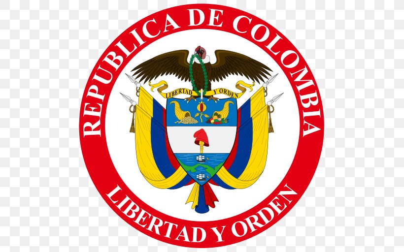 President Of Colombia Logo Coat Of Arms Of Colombia Flag Of Colombia, PNG, 512x512px, Colombia, Area, Badge, Brand, Coat Of Arms Of Colombia Download Free