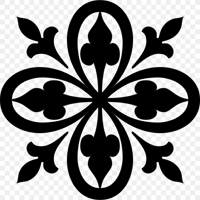 Stencil Wall Decal Arabesque Pattern, PNG, 990x990px, Stencil, Arabesque, Art, Black And White, Decal Download Free