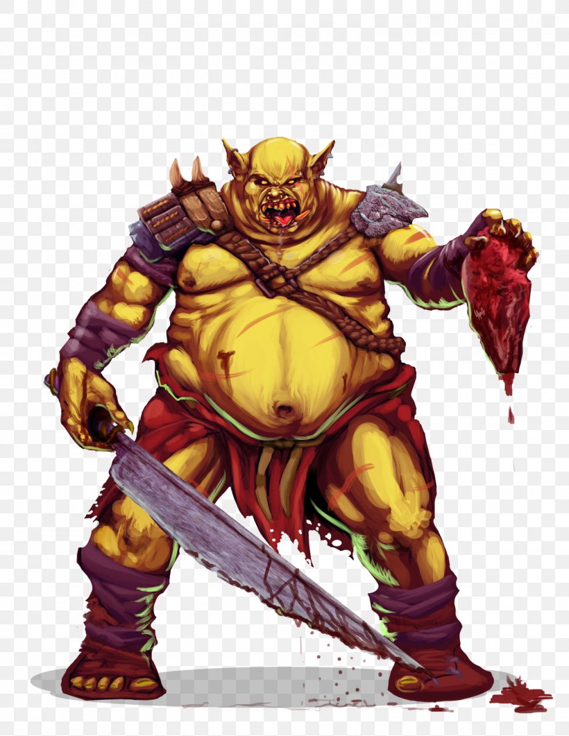 Dungeons & Dragons Orc Demon Legendary Creature Mythology, PNG, 1600x2071px, Dungeons Dragons, Action Figure, Armour, Butcher, Cartoon Download Free