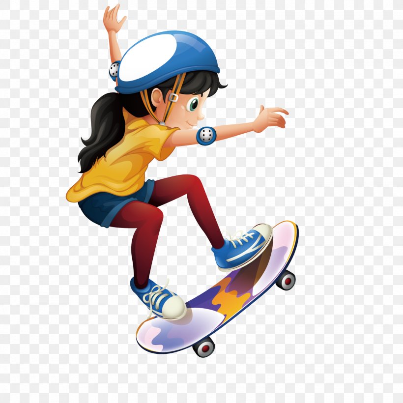 Skateboard Royalty-free Stock Photography Illustration, PNG, 1500x1501px, Skateboard, Cartoon, Child, Extreme Sport, Headgear Download Free