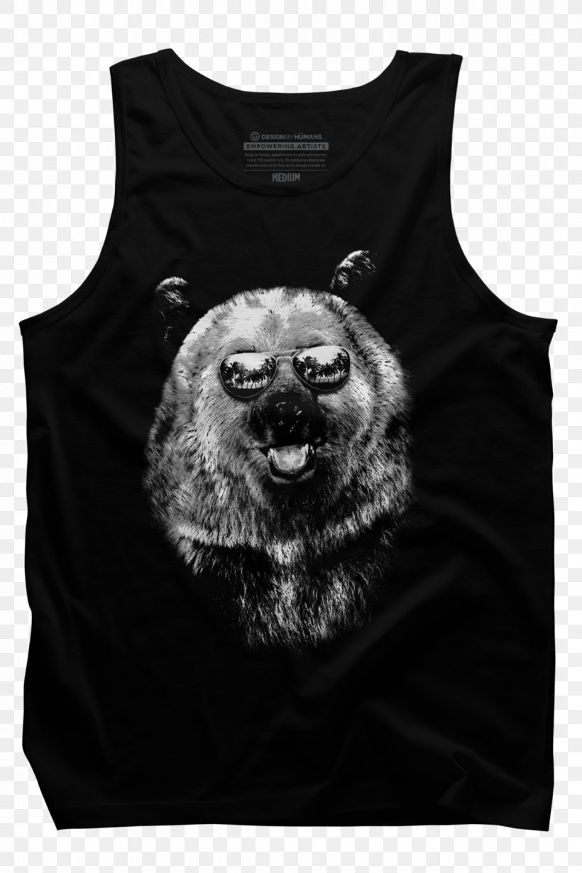 T-shirt Grizzly Bear Clothing Brown Bear, PNG, 1200x1800px, Tshirt, Bear, Black, Black And White, Brown Bear Download Free