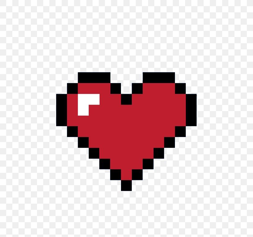 8bit Heart 8-bit Color Pixel, PNG, 564x768px, Watercolor, Cartoon, Flower, Frame, Heart Download Free