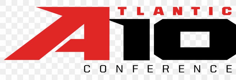 Atlantic 10 Conference Logo Design Brand Trademark, PNG, 1295x442px, Atlantic 10 Conference, Area, Brand, Logo, Red Download Free