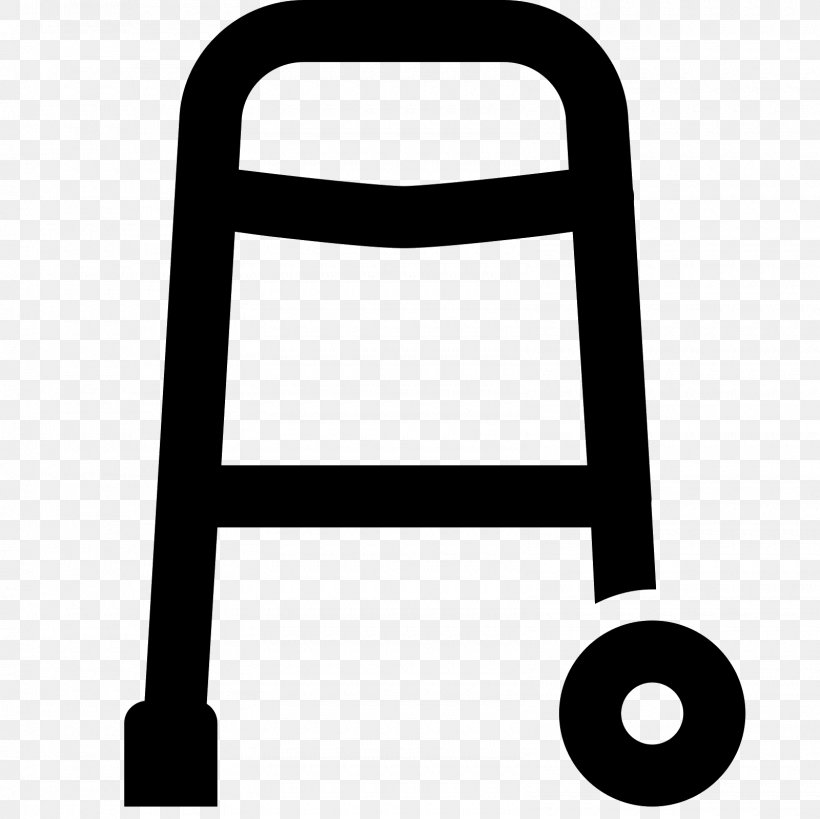 Walker Clip Art, PNG, 1600x1600px, Walker, Black, Black And White, Mobility Aid, Rectangle Download Free