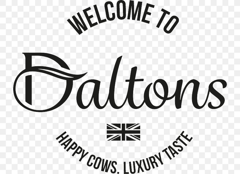 Logo Brand Font Clip Art Daltons Dairy, PNG, 730x594px, Logo, Area, Black, Black And White, Brand Download Free