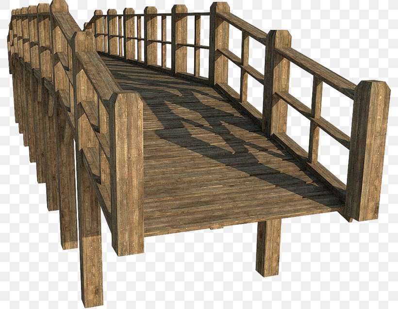 Puente De Madera Bridge 3D Computer Graphics Wood, PNG, 800x637px, 3d Computer Graphics, Puente De Madera, Bed Frame, Bench, Bridge Download Free