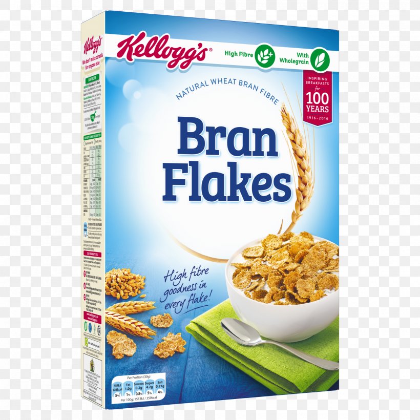 Breakfast Cereal Corn Flakes Kellogg's All-Bran Complete Wheat Flakes Crunchy Nut, PNG, 2000x2000px, Breakfast Cereal, Allbran, Bran, Bran Flakes, Cereal Download Free