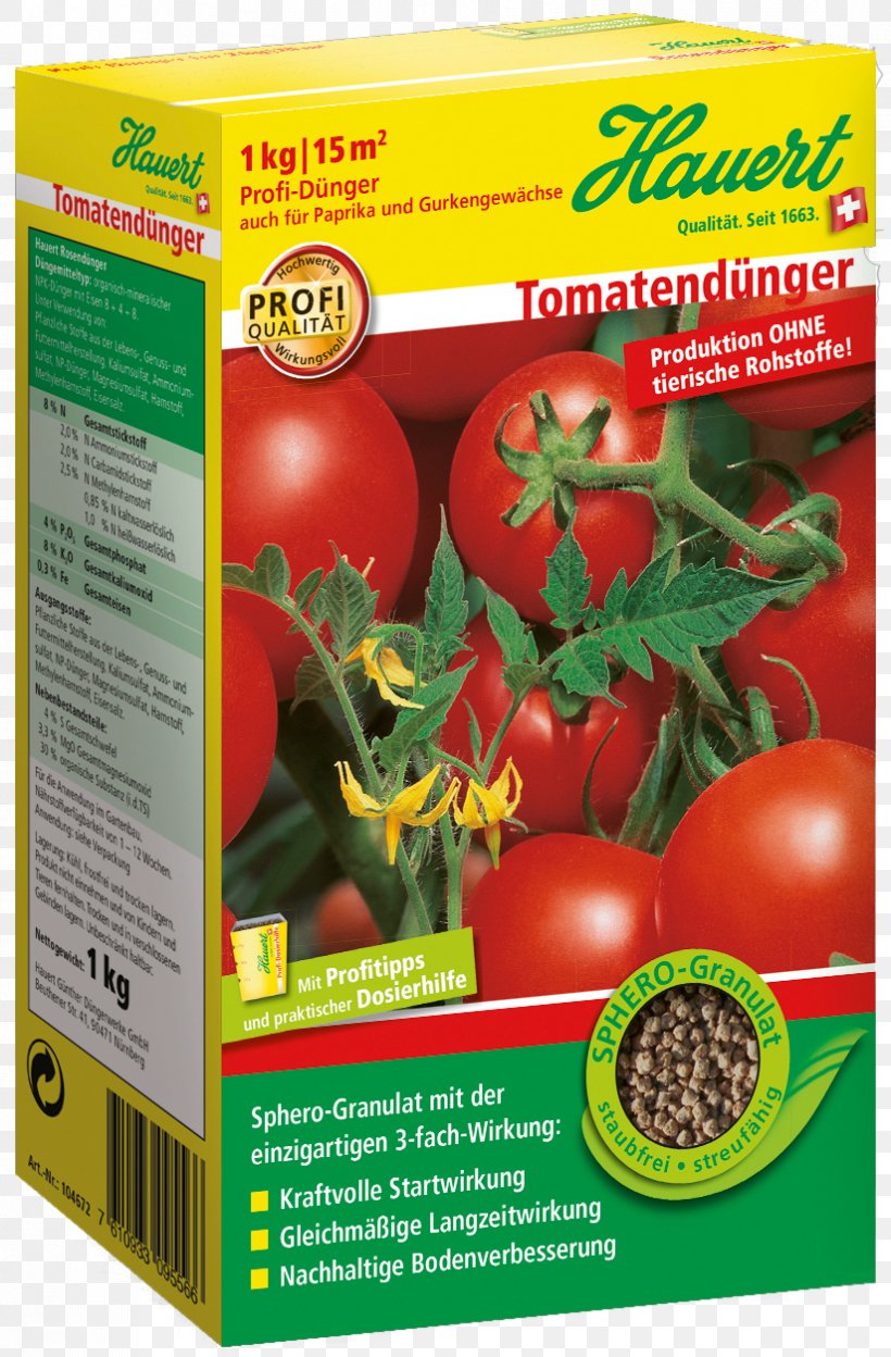 Bush Tomato Hauert Fertilisers Gemüsegarten, PNG, 824x1255px, Tomato, Bush Tomato, Controlledrelease Fertiliser, Fertilisers, Food Download Free