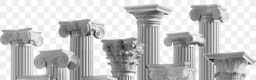 Column Capital Ionic Order Architecture Corinthian Order, PNG, 1920x600px, Column, Ancient Roman Architecture, Architecture, Black And White, Capital Download Free