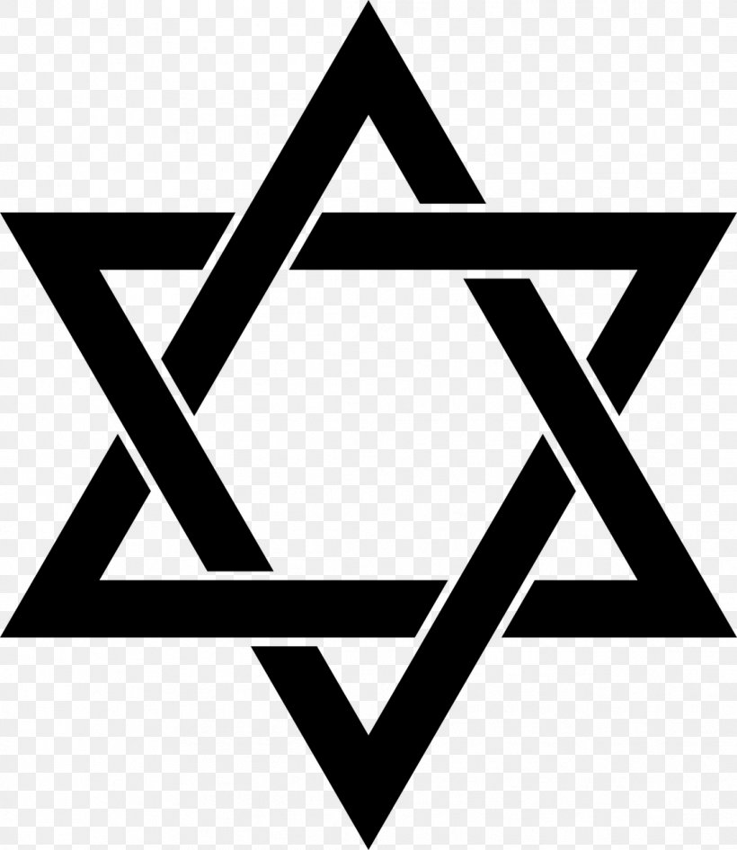 Star Of David Judaism Clip Art, PNG, 1109x1280px, Star Of David, Area, Black, Black And White, Brand Download Free