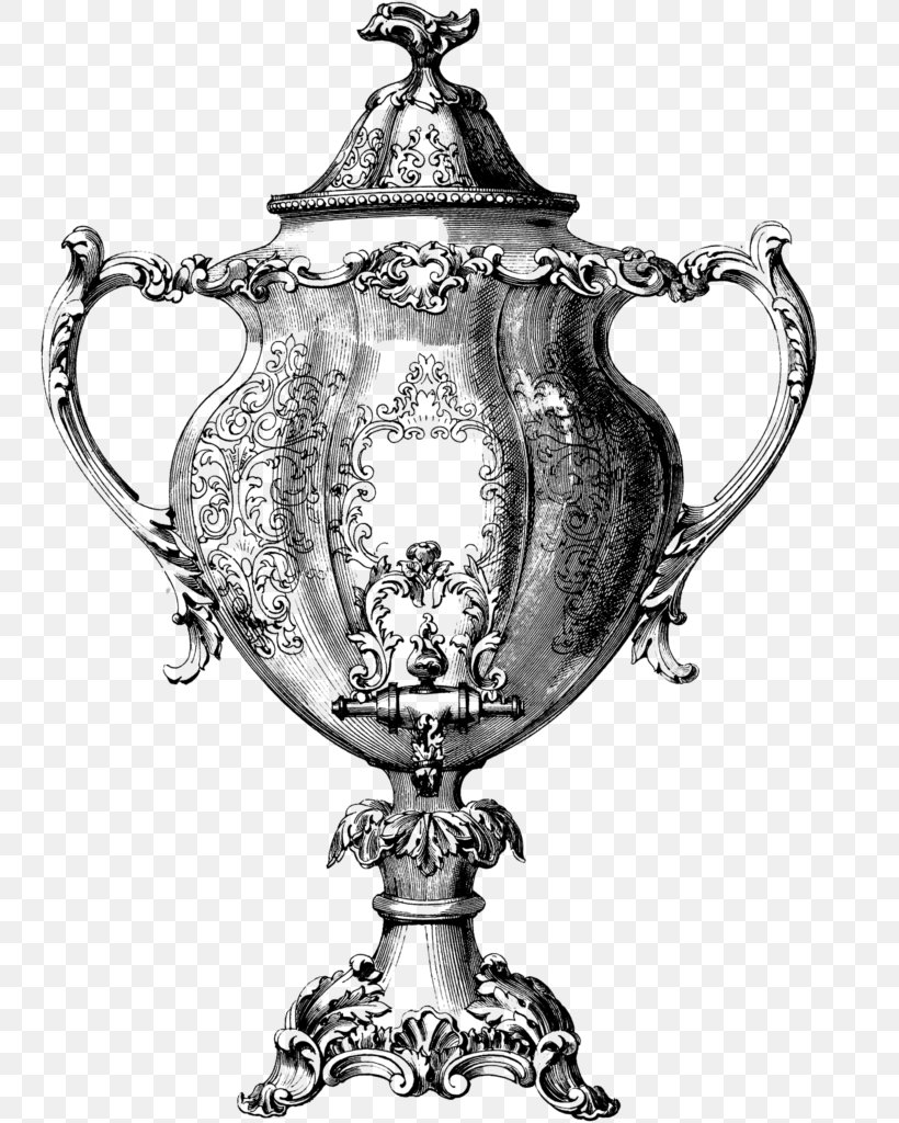 Vase Silver Urn Trophy Table-glass, PNG, 748x1024px, Vase, Artifact, Black And White, Drinkware, Monochrome Download Free