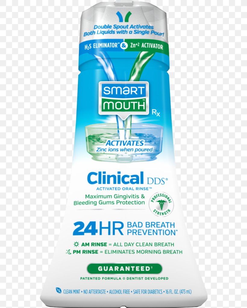 Smartmouth Original Activated Mouthwash Human Mouth Bad Breath Xerostomia, PNG, 559x1024px, Mouthwash, Bad Breath, Brand, Canker Sore, Dental Plaque Download Free