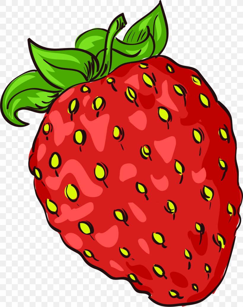 Strawberry Accessory Fruit Cartoon, PNG, 1500x1898px, Watercolor, Cartoon, Flower, Frame, Heart Download Free