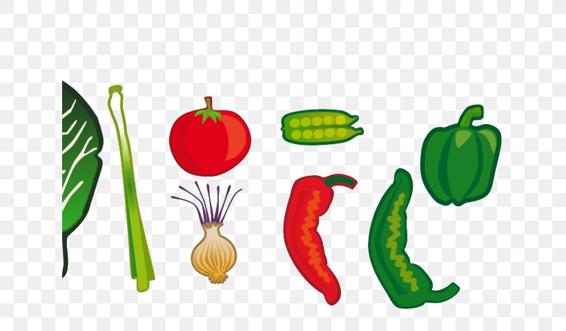 Vegetarian Cuisine Vegetable Clip Art Fruit, PNG, 640x480px, Vegetarian Cuisine, Bell Pepper, Bell Peppers And Chili Peppers, Capsicum, Carrot Download Free