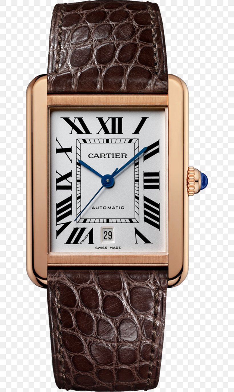 Cartier Tank Solo Watch Jewellery, PNG, 640x1374px, Cartier Tank Solo, Automatic Watch, Brand, Brown, Cartier Download Free