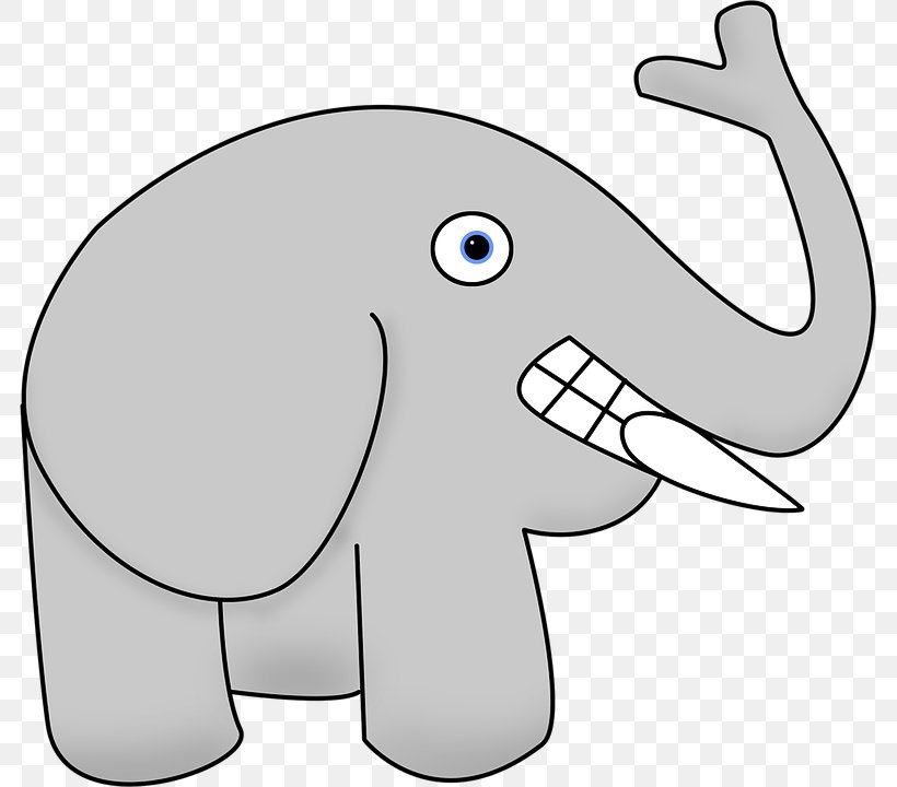 Clip Art Indian Elephant Cartoon African Elephant Image, PNG, 783x720px, Indian Elephant, African Elephant, Animal Figure, Artwork, Beak Download Free
