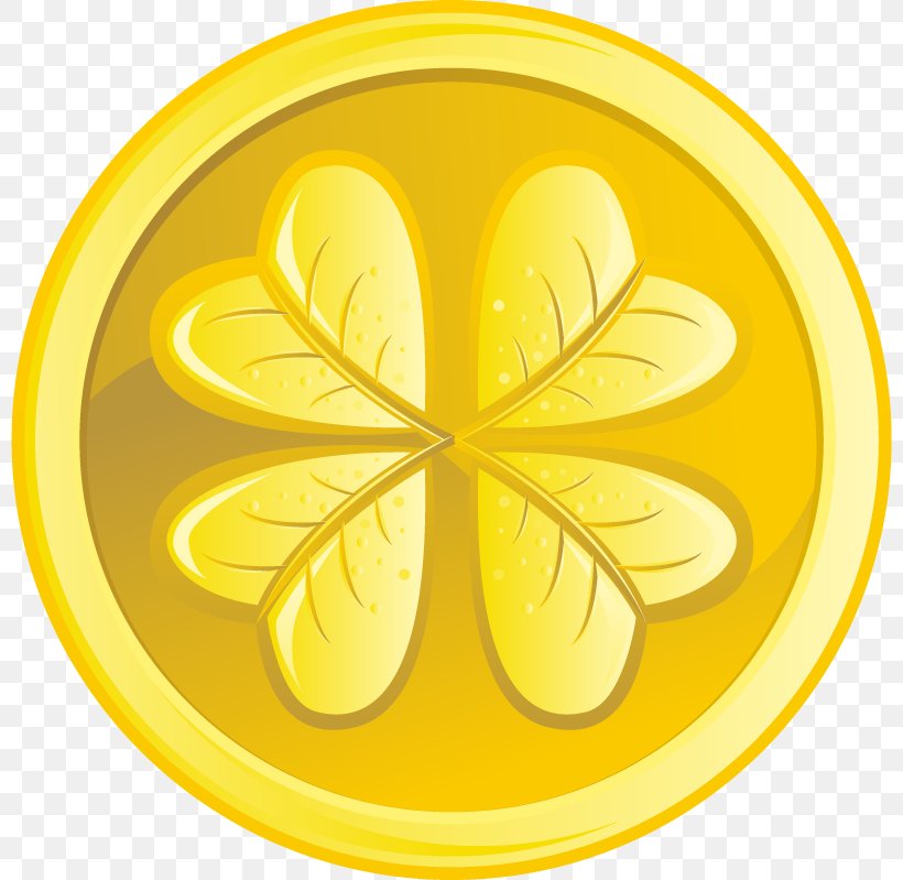 Four-leaf Clover Euclidean Vector Icon, PNG, 800x799px, Fourleaf Clover, Animation, Clover, Drawing, Flower Download Free