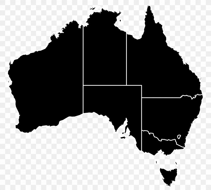 BCF Ultrasound Australasia Vector Map, PNG, 2000x1807px, Bcf Ultrasound Australasia, Area, Australia, Black, Black And White Download Free