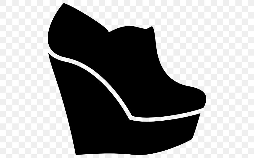 High-heeled Shoe Slip Boot Clip Art, PNG, 512x512px, Highheeled Shoe, Absatz, Black, Black And White, Boot Download Free
