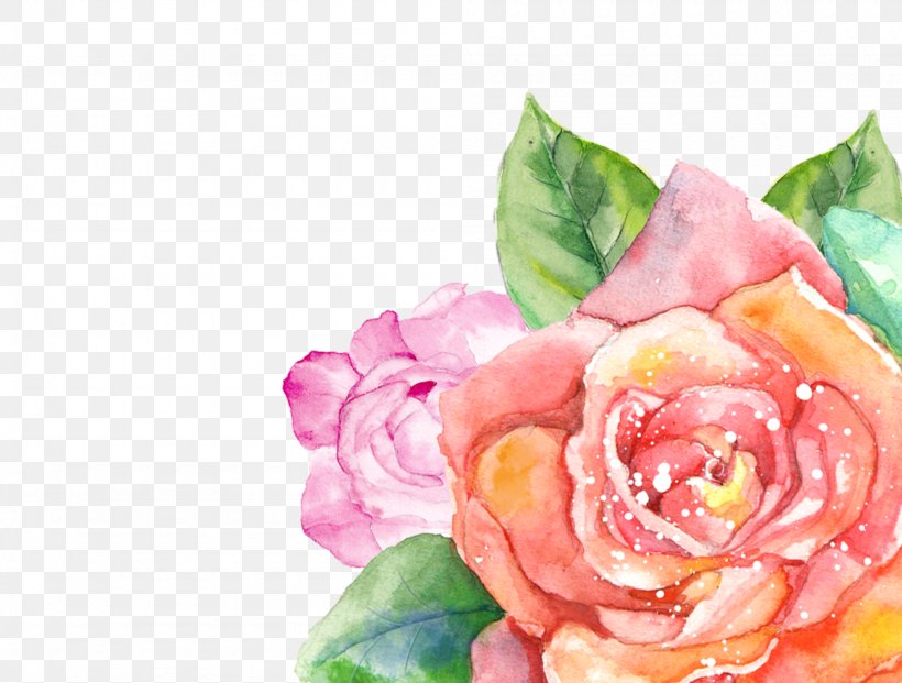 Flower Watercolor Painting Garden Roses Floral Design Transparent Watercolor, PNG, 2000x1516px, Flower, Bridal Shower, Centifolia Roses, Cut Flowers, Floral Design Download Free