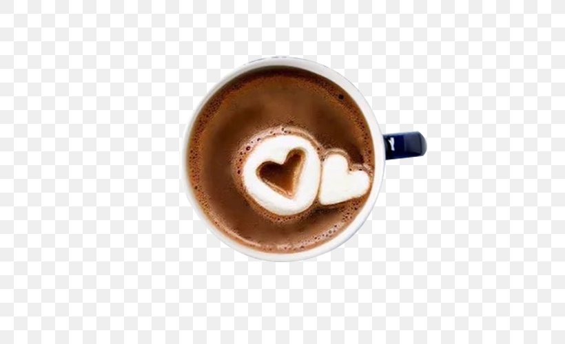 Coffee Latte Tea Cafe Hot Chocolate, PNG, 500x500px, Coffee, Cafe, Cafe Au Lait, Caffeine, Cappuccino Download Free