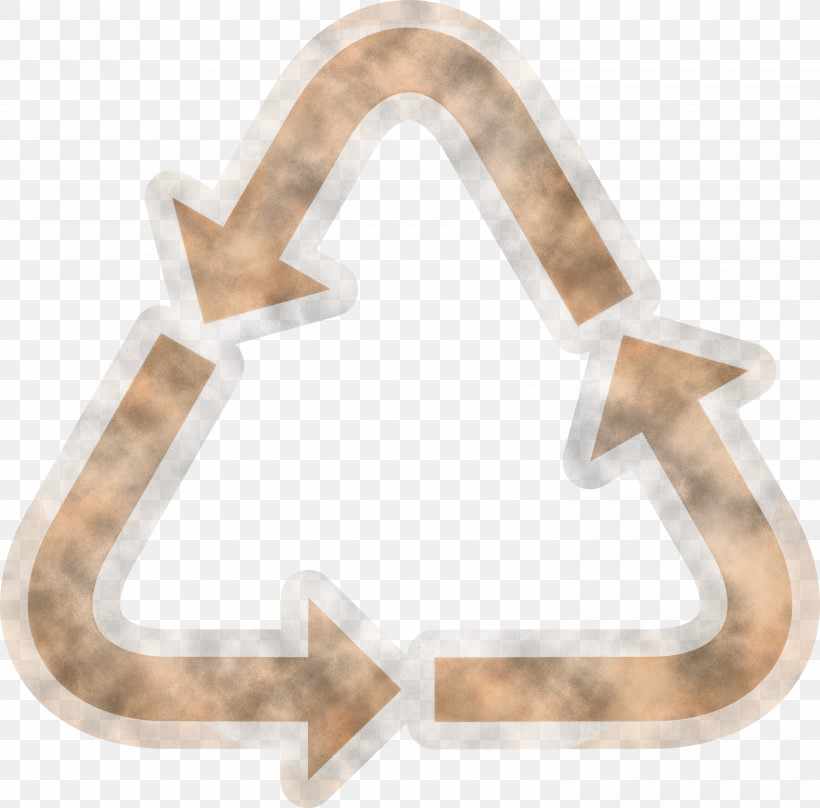 Eco Circulation Arrow, PNG, 3000x2957px, Eco Circulation Arrow, Beige, Cookie Cutter, Metal, Symbol Download Free