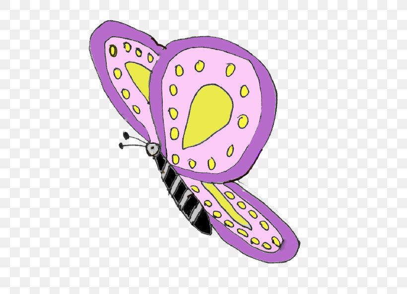 Butterfly Purple Yellow Drawing Clip Art, PNG, 528x594px, Butterfly, Animated Film, Blue, Cartoon, Color Download Free