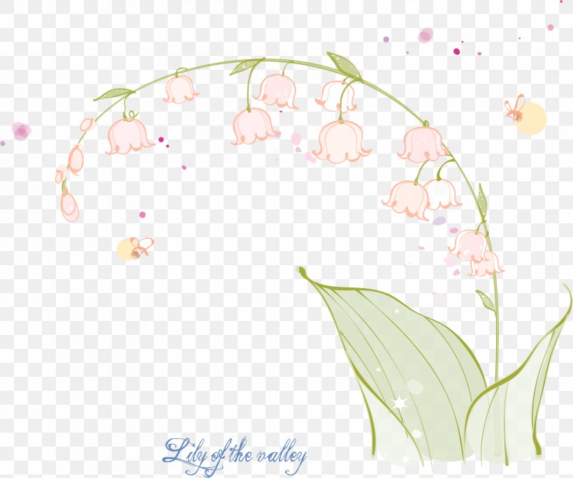 Lily Of The Valley Euclidean Vector, PNG, 1981x1657px, Lily Of The Valley, Area, Cartoon, Floral Design, Flower Download Free