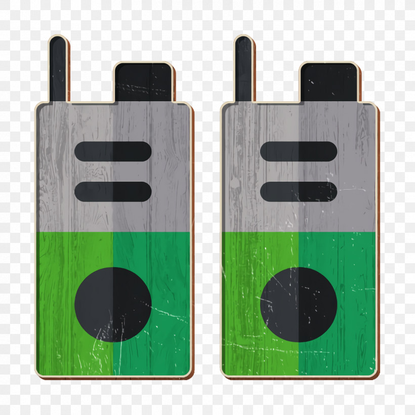Walkie Talkie Icon Frequency Icon Summer Camp Icon, PNG, 1238x1238px, Walkie Talkie Icon, Frequency Icon, Green, Summer Camp Icon, Technology Download Free
