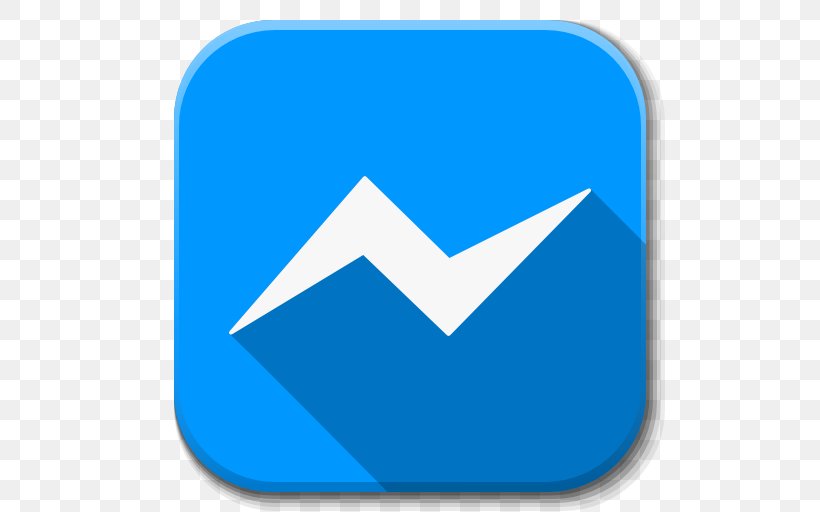 Blue Angle Area Symbol, PNG, 512x512px, Facebook Messenger, Area, Blue, Facebook, Instant Messaging Download Free
