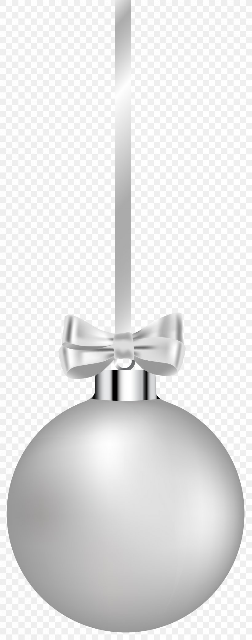 Christmas Ornament White Christmas Clip Art, PNG, 2438x6179px, Christmas Ornament, Ball, Black And White, Ceiling Fixture, Christmas Download Free