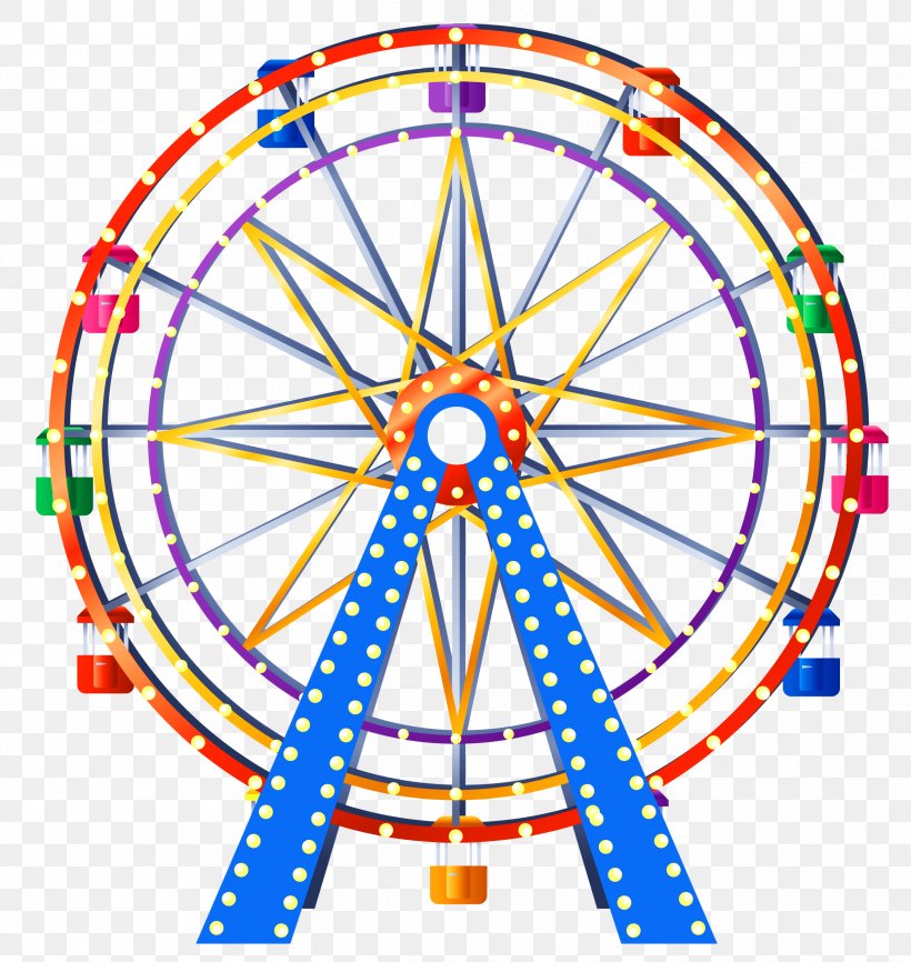 Ferris Wheel Clip Art, PNG, 2437x2574px, Ferris Wheel, Amusement Park, Amusement Ride, Area, Bicycle Part Download Free