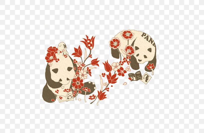 Japan Giant Panda Illustrator Illustration, PNG, 590x537px, Japan, Animal, Art, Designer, Floral Design Download Free