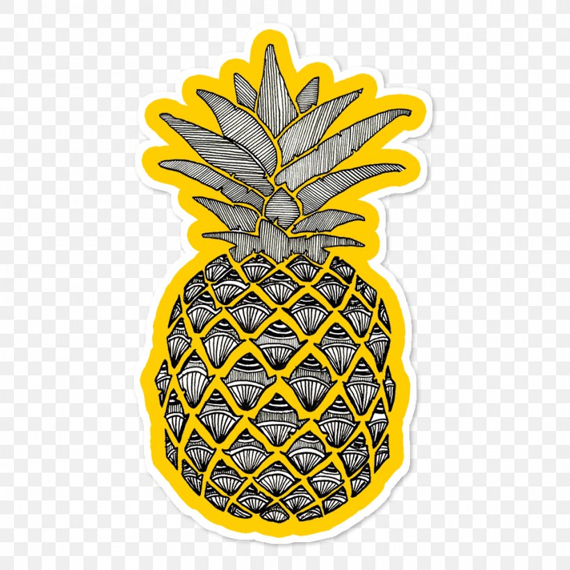 Pineapple Illustration Drawing Art Fruit, PNG, 962x962px, Pineapple, Ananas, Art, Black, Bromeliaceae Download Free