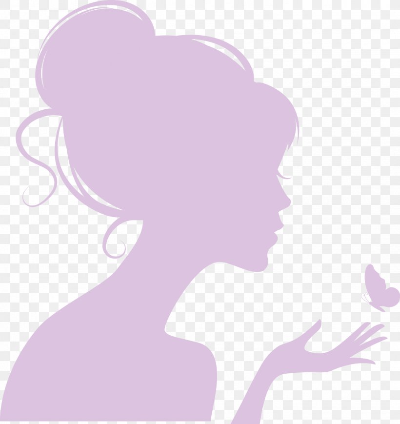 Silhouette Royalty-free Woman, PNG, 1415x1500px, Watercolor, Cartoon, Flower, Frame, Heart Download Free