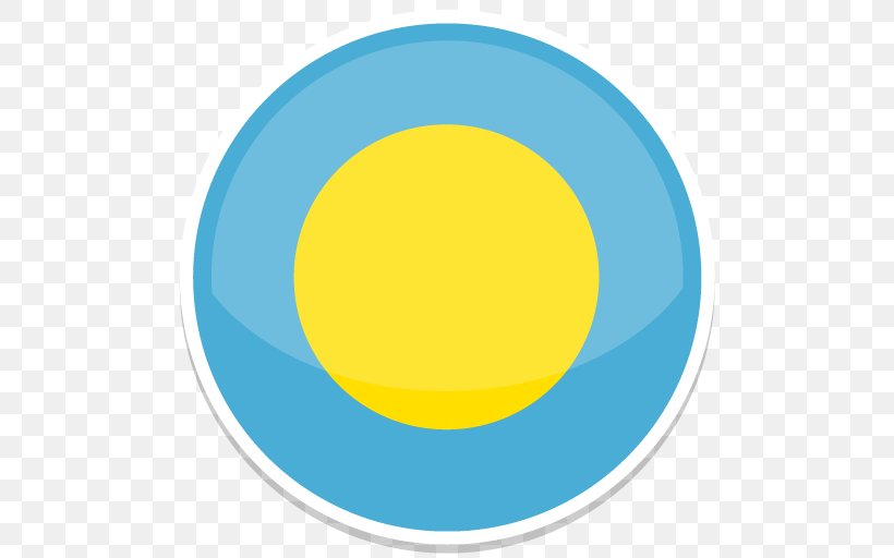 Ball Yellow Sphere Circle, PNG, 512x512px, Palau, Ball, Flag, Flag Of Palau, Icon Design Download Free