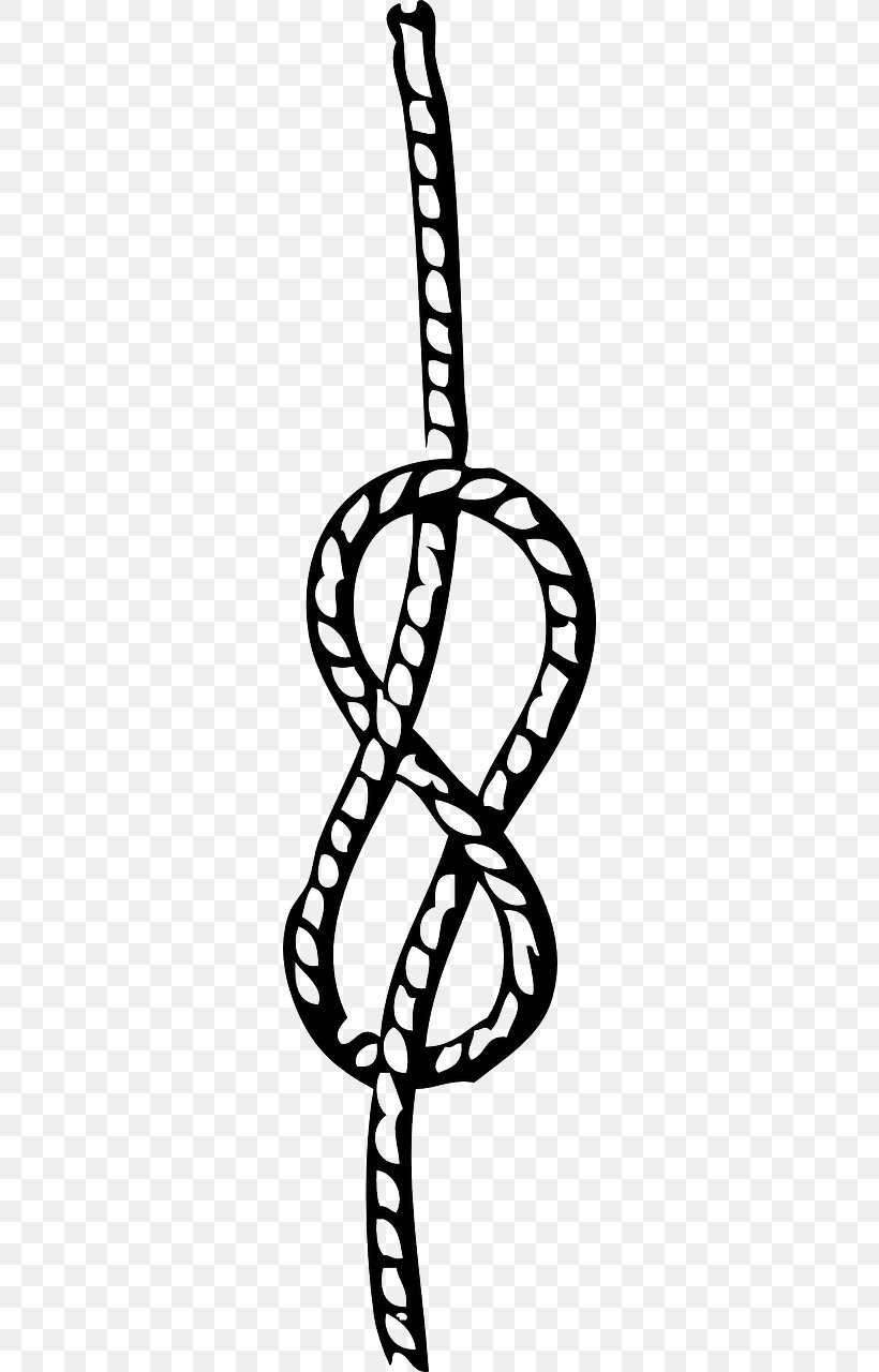 Stafford Knot Rope Clip Art, PNG, 640x1280px, Knot, Area, Artwork, Black, Black And White Download Free