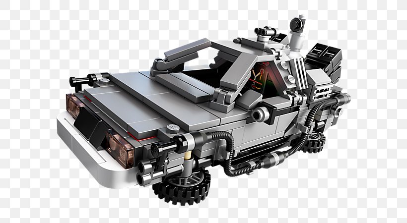 Dr. Emmett Brown Marty McFly DeLorean Time Machine LEGO Back To The Future, PNG, 600x450px, Dr Emmett Brown, Automotive Exterior, Back To The Future, Delorean Motor Company, Delorean Time Machine Download Free