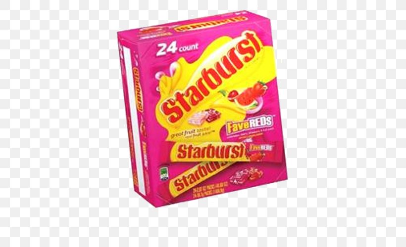 Mars Snackfood US Starburst Tropical Fruit Chews Candy Chewing Gum Fruit Snacks, PNG, 500x500px, Starburst, Candy, Chewing Gum, Confectionery, Flavor Download Free
