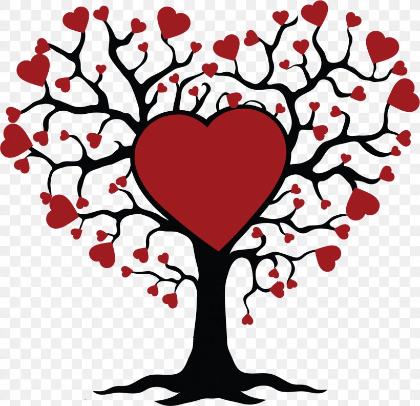 Tree Of Life Heart Sticker Clip Art, PNG, 1623x1569px, Watercolor, Cartoon, Flower, Frame, Heart Download Free