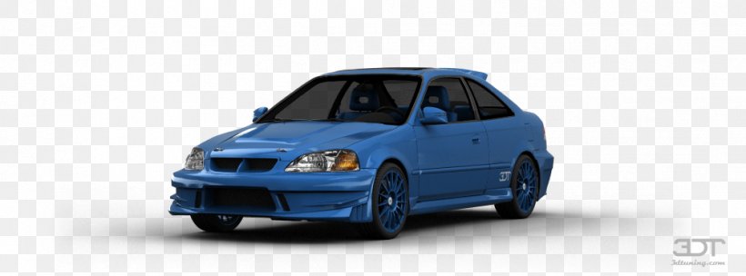 1997 Honda Civic Honda Civic Type R Car Fiat, PNG, 1004x373px, Honda Civic Type R, Auto Part, Automotive Design, Automotive Exterior, Blue Download Free
