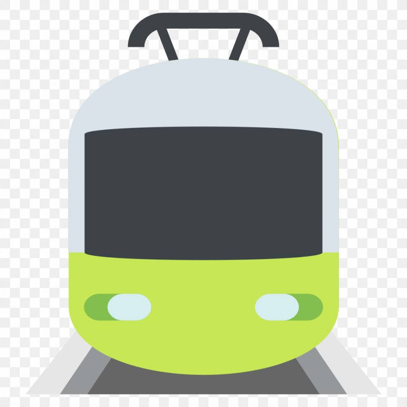 Trolley Train Rail Transport, PNG, 1024x1024px, Trolley, Emoji, Emojipedia, Emoticon, Green Download Free